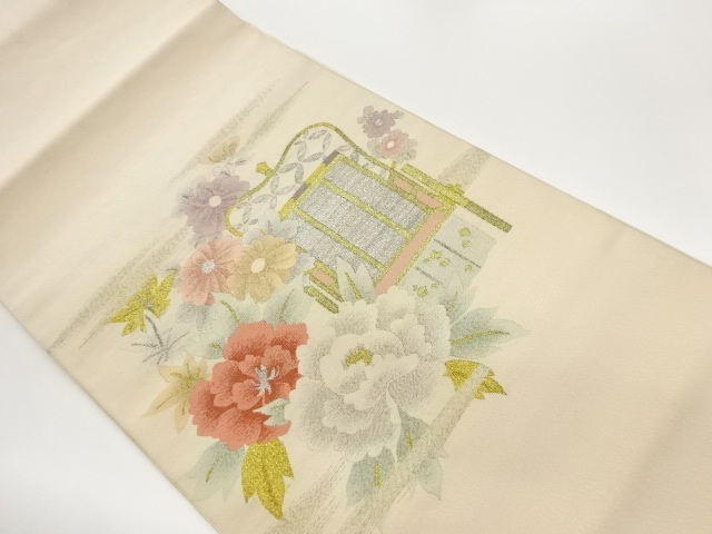 JAPANESE NAGOYA OBI / WOVEN CARRIAGE